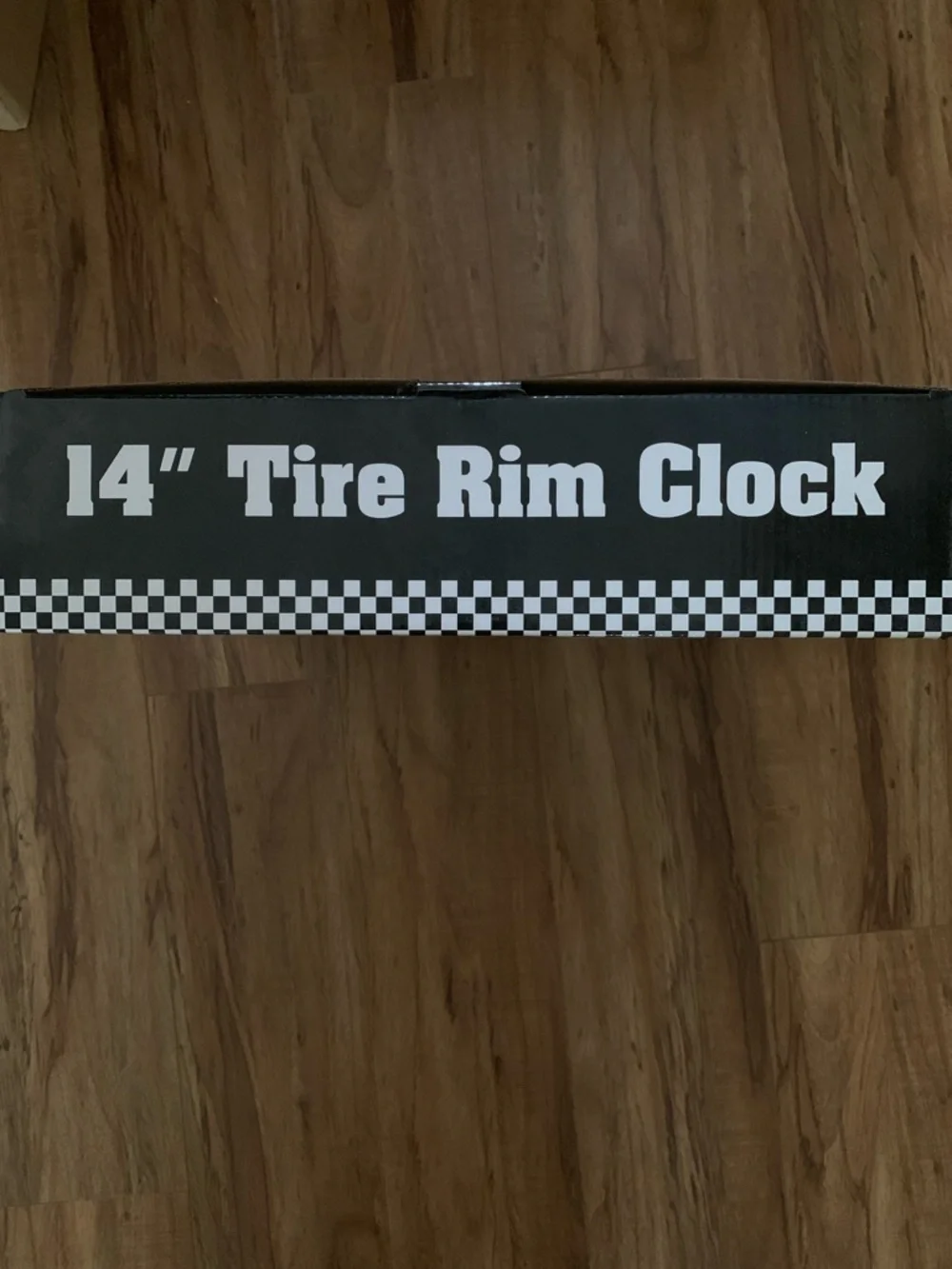 Modern Silver and Black Wheel-Style Wall Clock by